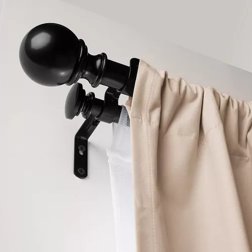 Cortinero Doble Barra Para Cortina Ajustable 183 A 365cm