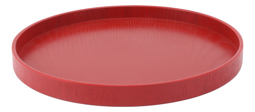 Bandeja Para Servir Frutas, Madera, Vino, Rojo, Redondo, Ver