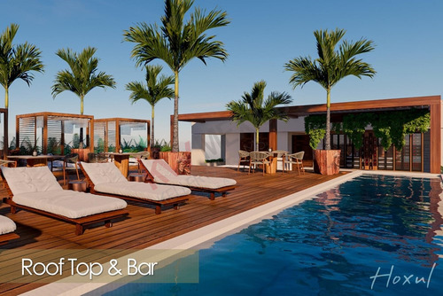 ¡ph Con Amplia Terraza! En La Riviera Maya 2 Niveles.