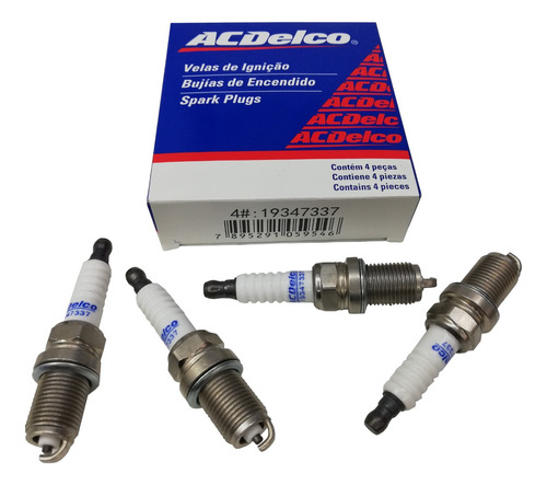 Kit 4 Bujias Acdelco Fiat Palio 1.6 8v