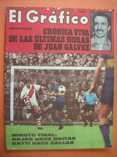 El Grafico 2481 25/4/1967 Juan Galvez River Boca Gatti