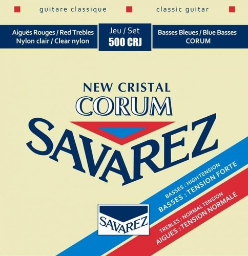 Encordado Guitarra Savarez New Cristal Corum X 2