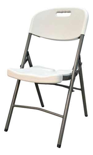 2 Silla Plegable Shorbull Plastico Blanca Resistente Evento Color Blanco Silla Plegable Blanca