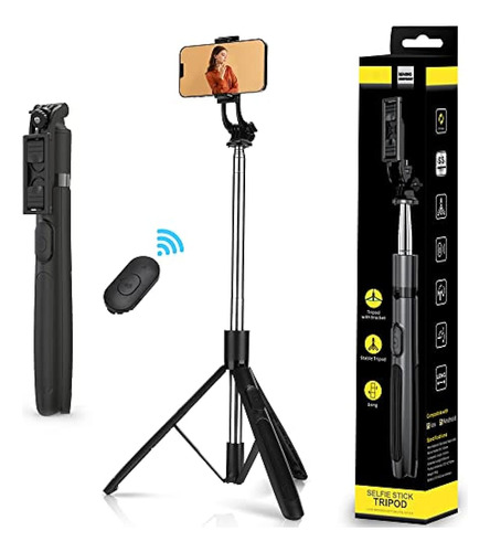 Trípode Selfie Stick Con Control Remoto - Trípode Alto Exten