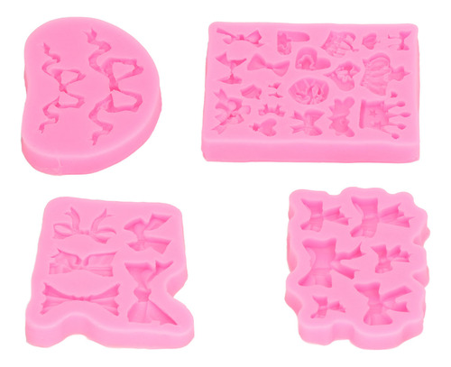 Moldes Para Chocolate, 4 Unidades, Con Forma De Corona, De S