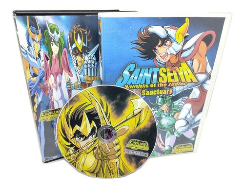 Imagem 1 de 6 de * Dvd Cavaleiros Do Zodiaco Dublado + Hades + 5 Filmes