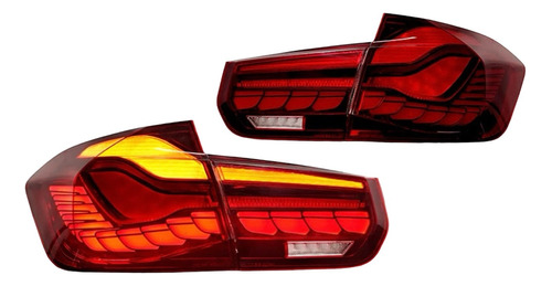 Lanterna Traseira Led Modelo M4 Cs Para Bmw 320 328 F30