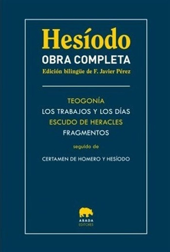 Obra Completa. Hesíodo (nuevo) - Hesíodo