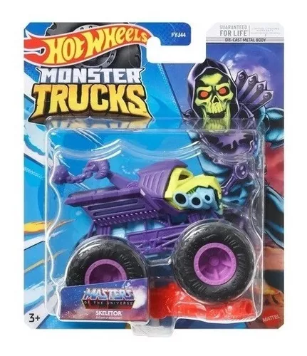 Hot Wheels Monster Trucks Veículo de Brinquedo 1:24 Pé Grande