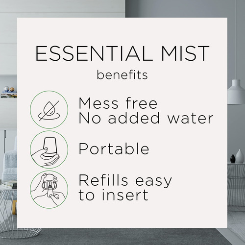 Recambio Air Wick Essential Mist, 1 Ct, Agave Azul Y Bambú,