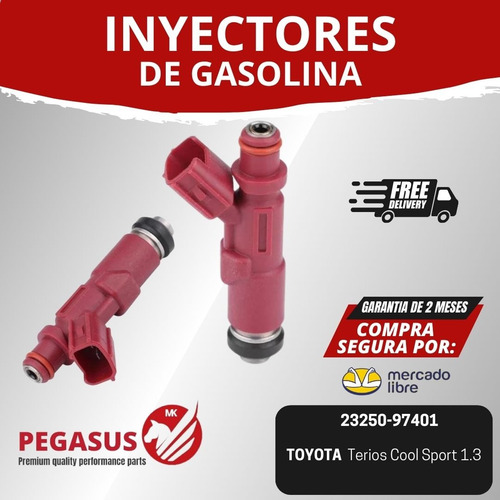 Inyector De Gasolina Toyota Terios Cool Sport Motor 1.3
