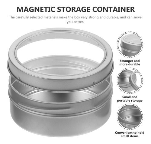 Latas De Aluminio Garneck De 3 Onzas - Caja De Especias Redo
