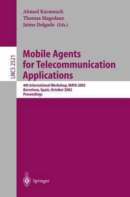 Libro Mobile Agents For Telecommunication Applications - ...