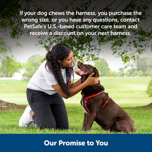 Petsafe Arnés De Ajuste Seguro Grande Rojo