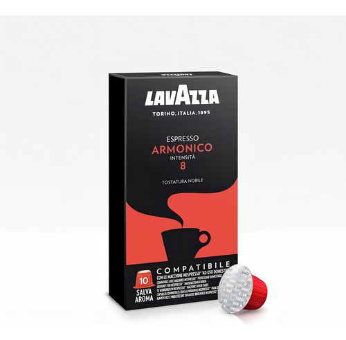Café Caps Lavazza 2x Armónico + 2x Deciso + 2x Lungo 60 Caps