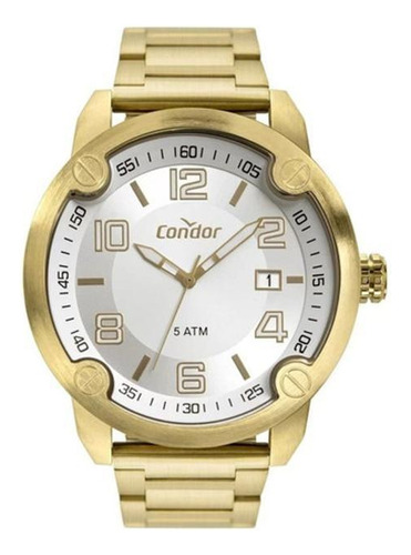 Relógio Condor Masculino Co2415bq/4k Aço Dourado