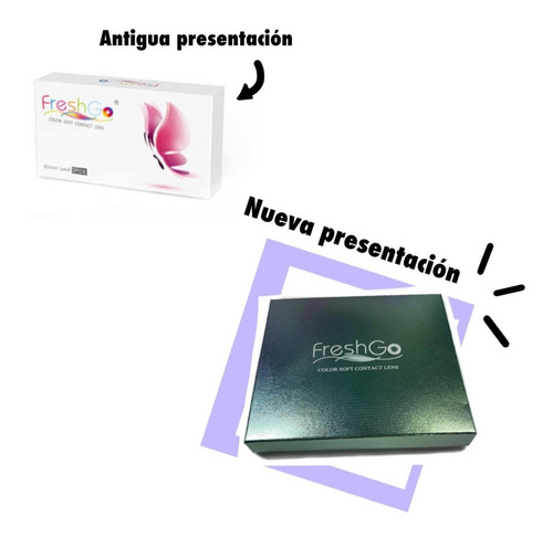 Imagen 3 de 6 de 3 Pares Lentes Contacto Fresh Go + Líquido 60 Cc + Estuche