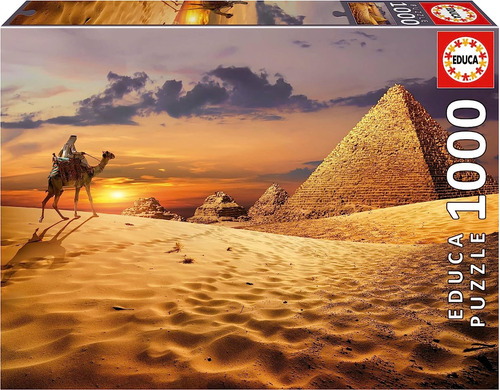 Camello Pirámides Egipto Rompecabezas 1000 Piezas Educa