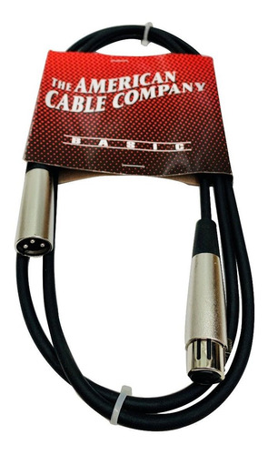 Cable De Microfono Xlr A Xlr 1.8mt 6 Pies Ms2 American Cable