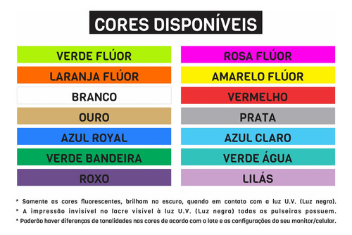 Kit 4500 Pulseiras De Identificação Festa Personaliz. Tyvek