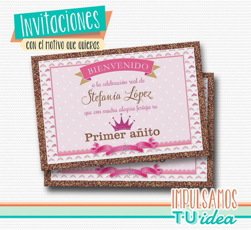 Cumple Coronita - Invitación Coronita Princesa Para Imprimir