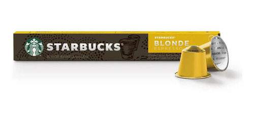 Capsulas Starbucks Para Nespresso Blonde Espresso Roast X10 | MercadoLibre