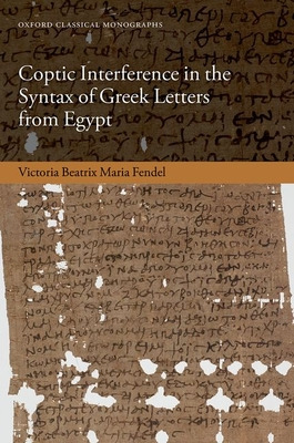 Libro Coptic Interference In The Greek Letters From Egypt...