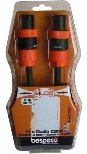 Imagen 2 de 4 de Cable Bespeco Speakon-speakon 4 Polos ,slkf 100,blister