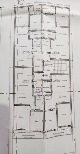 Imagem 10 de 13 de Apartamento Com 2 Dormitórios À Venda, 43 M² Por R$ 313.000,00 - Jardim Alvorada - Santo André/sp - Ap3958