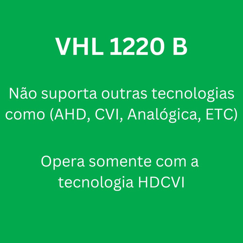 Kit 5 Câmeras Hdcvi 2 Megas 20m Vhl 1220 B G2 Intelbras