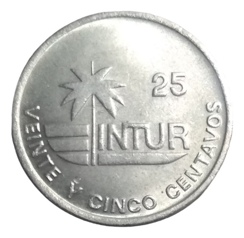 Moneda País Del Caribe 25 Cents Instituto Turísmo Envío $55