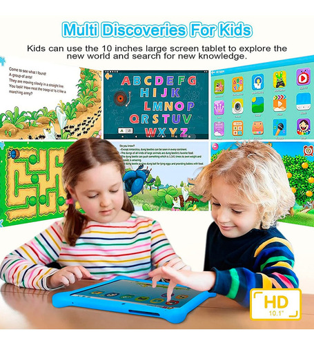 Imagen 5 de 6 de Tablet Qunyico Y10 Kids Quad Core 10,1'' 2gb 32gb 8mp+2mp