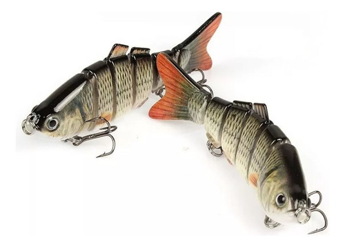 02 Isca Artificial Lambari P/ Tucunaré Dourado Traira 10cm