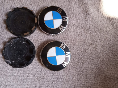 4 Centros De Rin Bmw Originales 6.8 Cm