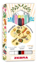 Comprar Kit De Escritura: Mexican Sets Artesanías Zebra. Tinta Multicolor Exterior Juguete Mexicano