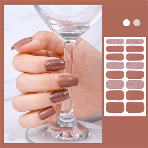 2 Envoltório De Adesivos De Unhas, Adesivos De Unhas De