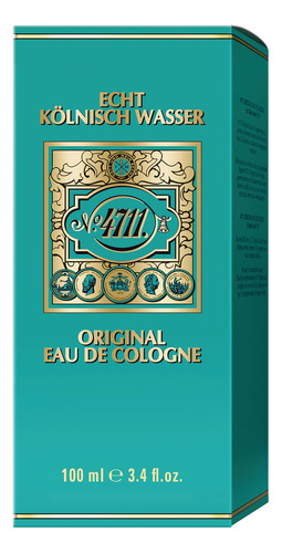Perfume Unisex 4711 Eau De Cologne, 100 Ml