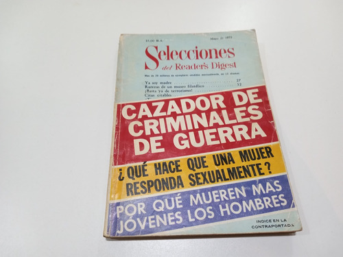 Revista Selecciones Del Readers Digest 1973 Tomo V Nº28