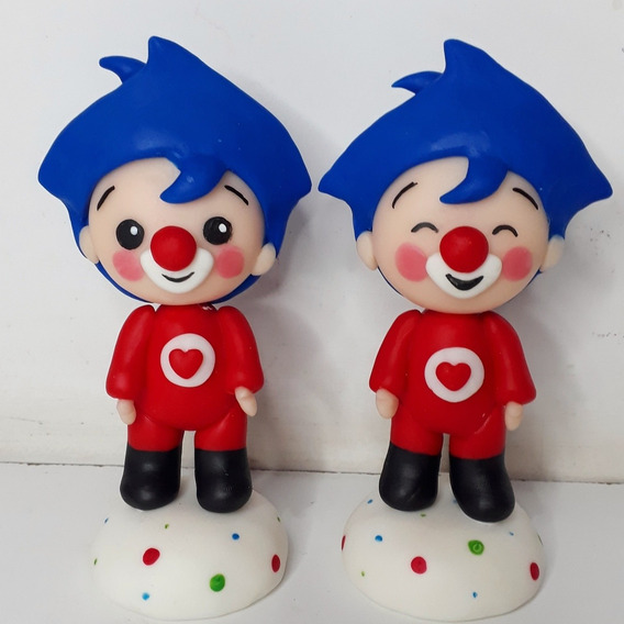 Payaso Plim Plim Adorno Para Torta En Porcelana Fria Mercadolibre 📦