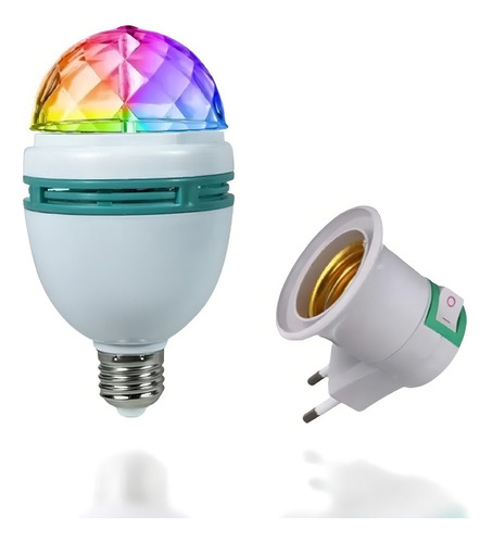 Lâmpada Led Estilo Globo De Festa Jogo De Luzes Luminária Luz Multicor 127/220V