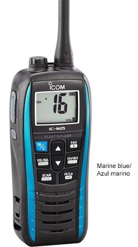 Radio Marino Portátil Vhf Icom M25