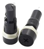 Comprar Portafusibl Vidrio 5 Uds 5x20mm Enchufe Tubo Seguro Negro 4a