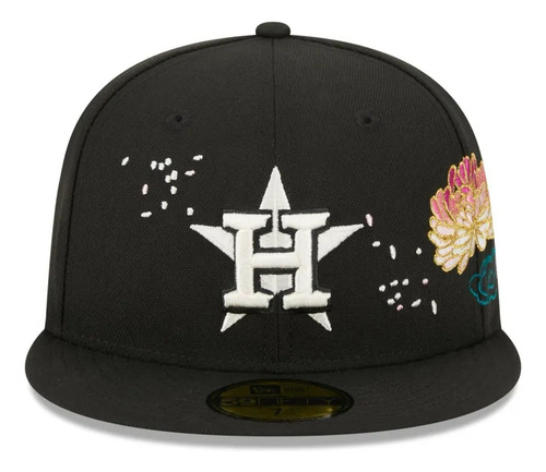 Gorra New Era Houston Astros Cherry Blossom Fitted 59fifty Negro 7 3/8 (58.7cm)