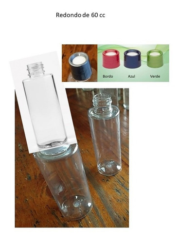 Imagen 2 de 4 de Env. Plástico 60 Cc Para Difusores Jabón Champú Alcohol/x 25
