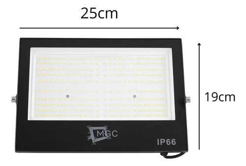 Kit 9 Refletor Led 500w 6500k Holofote Prova D'água Ip66
