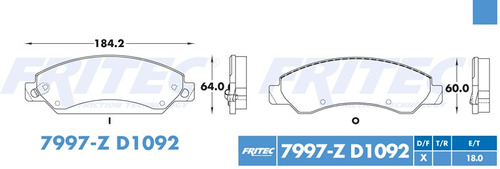 Balatas Delanteras Sierra 1500 2005 - 2007 6l