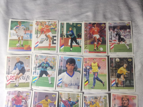 Tarjetas Futbol Worldcup Usa 94 Upper Deck 10 Tarjetas (Usado)