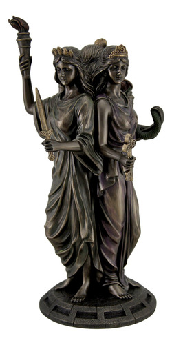Veronese Design - Estatua De Triple Diosa Griega Con Acabado