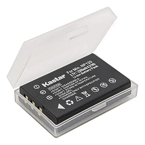 Cargador Y Baterías De Reemplazo Fujifilm Np-120 - Pack De 2