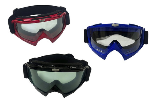 Gafas / Goggles Para Motociclista Ciclista 1 Pieza Colores